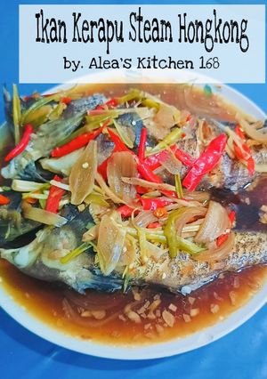 Foto resep #239 Ikan Kerapu Steam Hongkong
