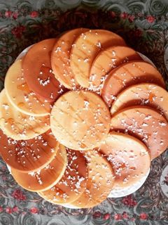 صورة لوصفة بان كيك خفيف وبنين 🤤😋