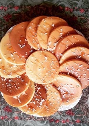 صورة لوصفة بان كيك خفيف وبنين 🤤😋
