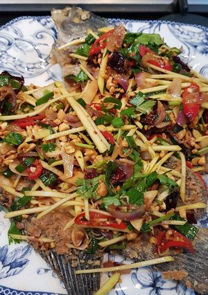 Foto resep Ikan Goreng Salad Mangga