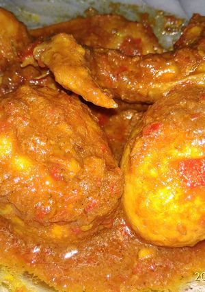 Foto resep Ayam telur bumbu bali