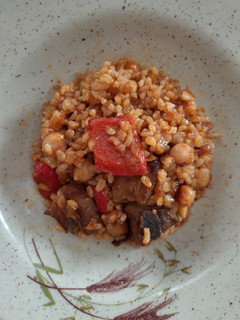 Una foto de Arroz integral al horno