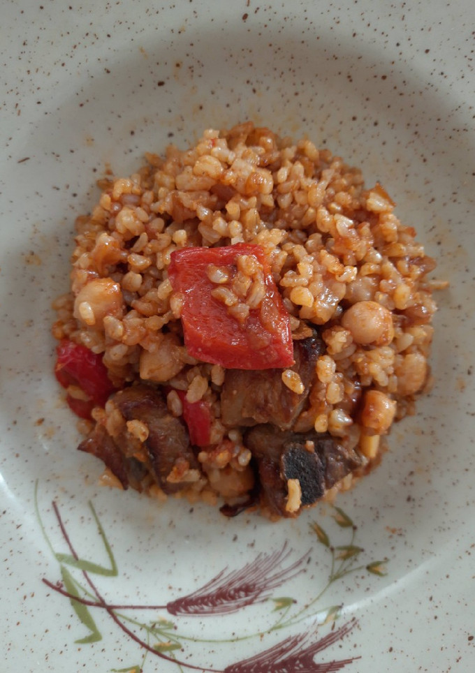 Una foto de Arroz integral al horno