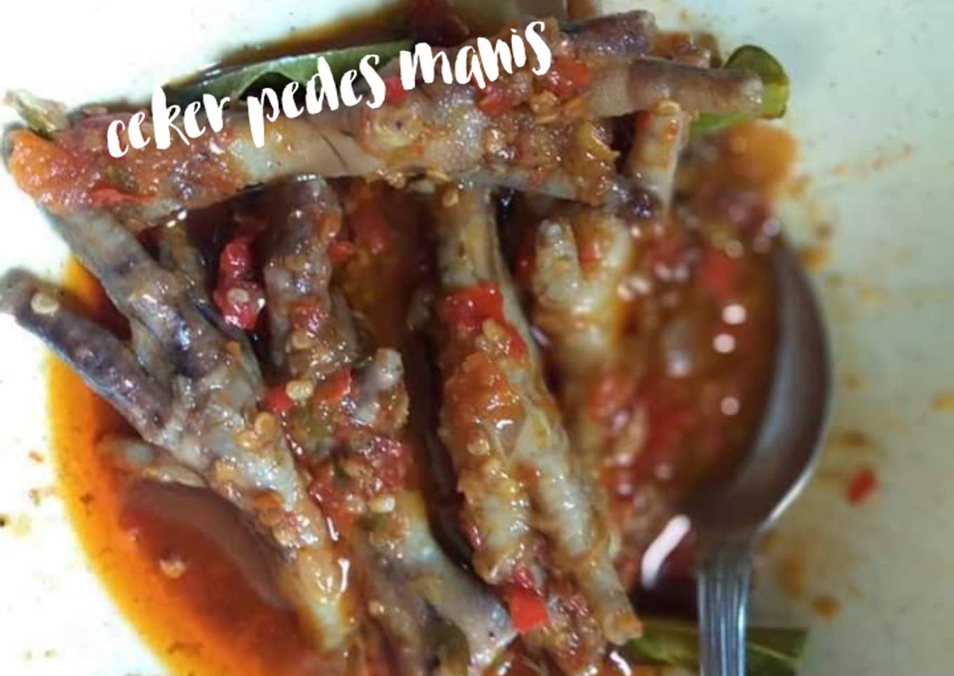 Ceker pedas manis