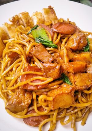 Foto resep Spicy Sweet Sauteed Noodle