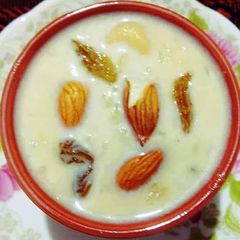 Potato kheer A picture of Potato kheer.