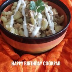 A picture of Creamy macroni.