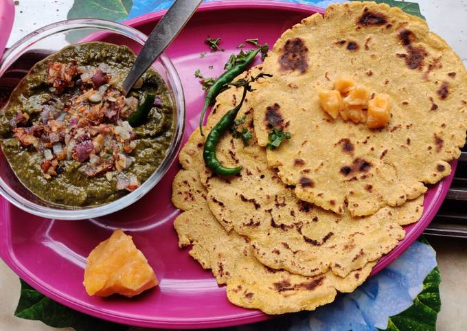 Sarson Ka Saag Makki Ki Roti Recipe By Sana Tungekar Cookpad 1844