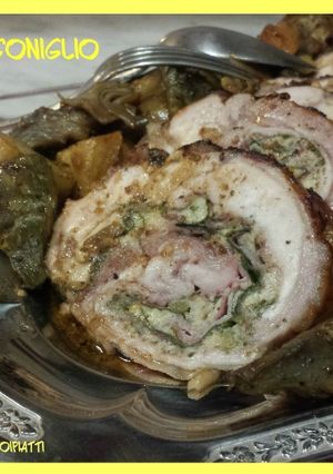 Foto di Rotolo di coniglio farcito