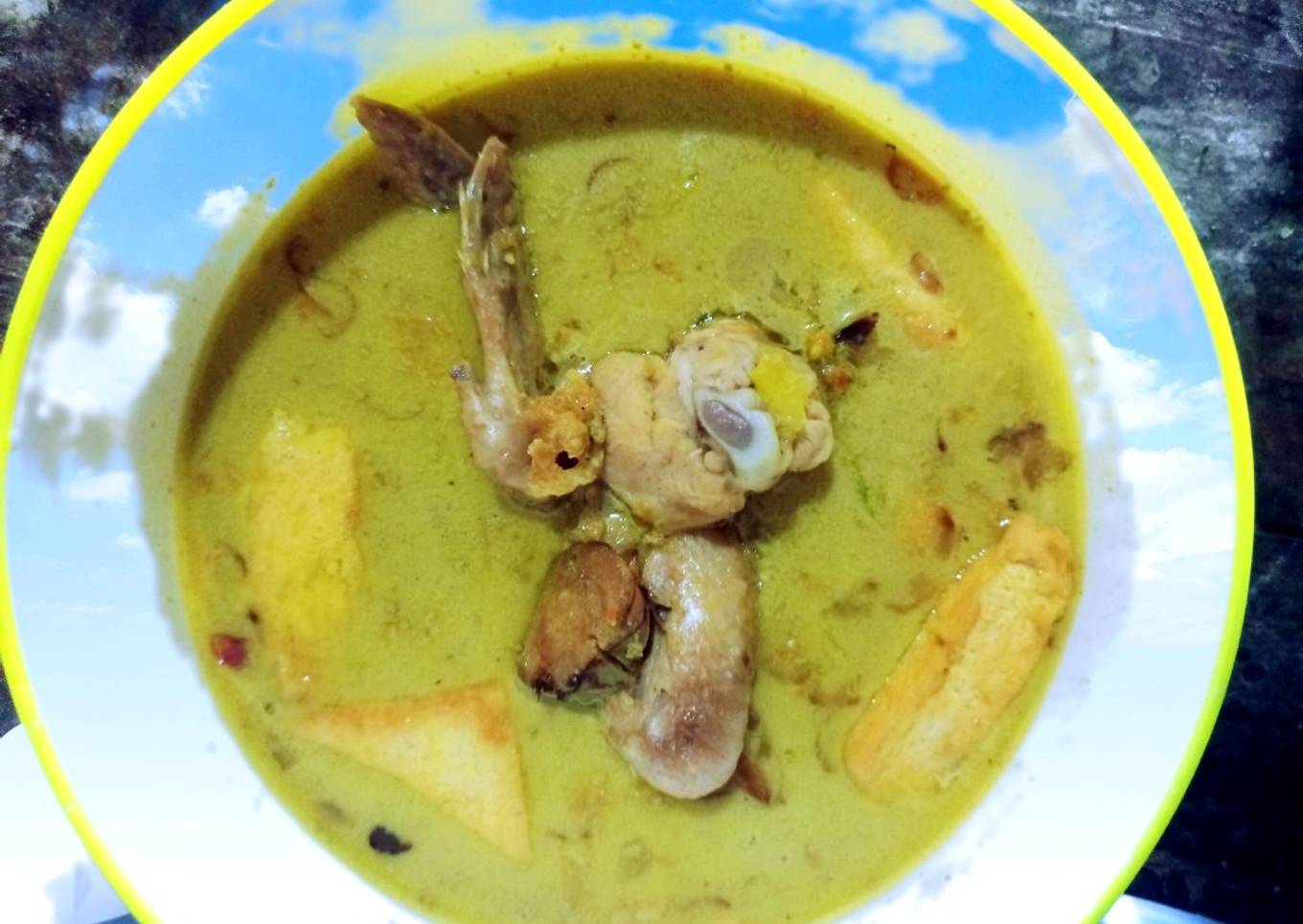 Opor ayam tahu