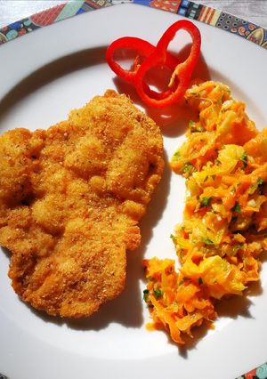 Pihe - puha "paplanos" rántott szelet recept fotója