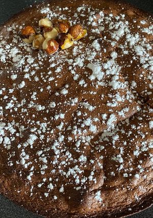 Une photo de 😋 Gâteau magique aux noisettes croustillantes