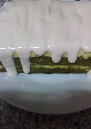 Una foto de Pudin de pollo y espinacas en thermomix