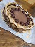CHEESCAKE CON NUTELLA BISCUITS, KINDER BUENO E UOVO LINDT