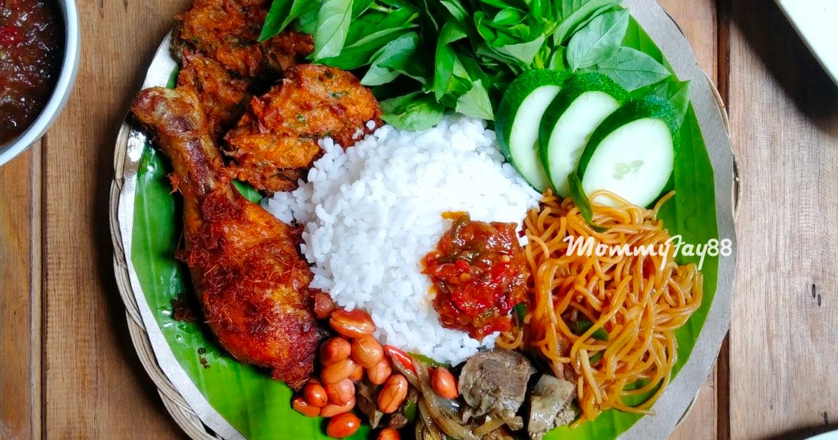 Resep Nasi Campur / Nasi Rames Surabaya oleh Mita.W#MommyFayzel# - Cookpad