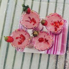 A picture of Strawberry milkshake.