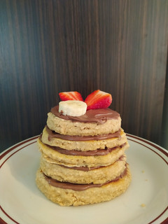 Φωτογραφία της συνταγής Pancakes βρώμης χωρίς αλεύρι και χωρίς ζάχαρη