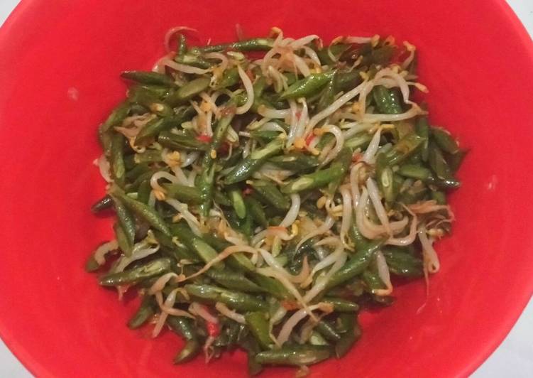 Tumis Kacang Panjang Tauge