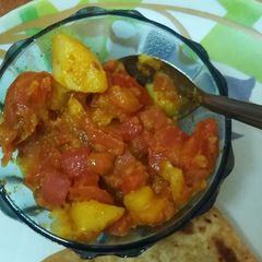 A picture of Aloo gajar ki sabji.