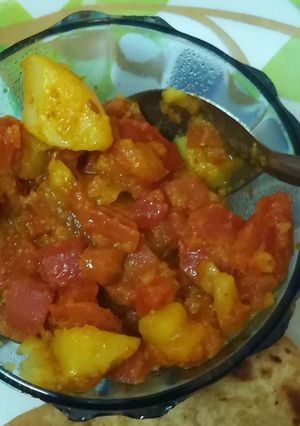 A picture of Aloo gajar ki sabji.