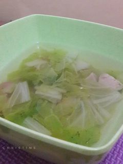Foto resep Sayur Sawi Bakso Simple