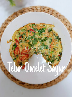 Foto resep Telur Omelet Sayur