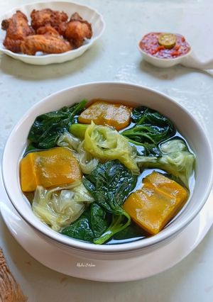 Foto resep Sayur Bening Bayam Bunga Turi