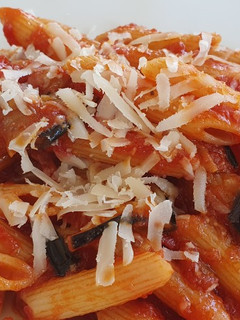 Una foto de Penne alla Norma