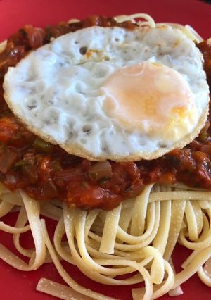 Una foto de Salsa de tomate para vegetarianos y carnívoros