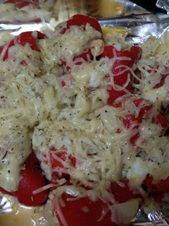 Una foto de Pimientos rellenos de bacalao