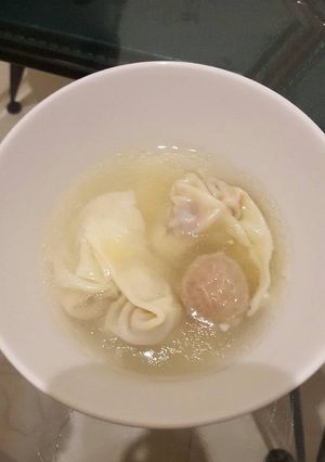 Foto resep Pangsit bakso kuah