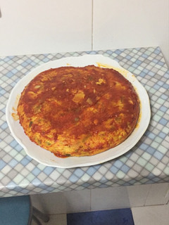 Una foto de Tortilla de la huerta