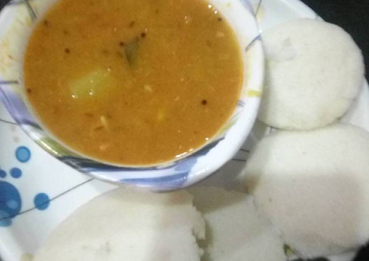 Easiest Way to Prepare Super Quick Homemade Idli sambhar