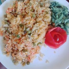 Vegetable rice #newauthourschalleng A picture of Vegetable rice #newauthourschalleng.