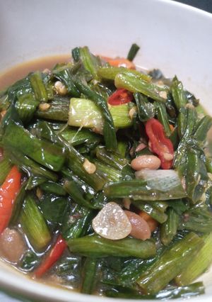 Foto resep Tumis genjer taucoo pedas