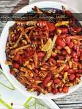 Kering Tempe Teri Kacang Tanah (Bumbu Iris)