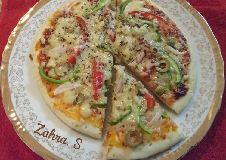 Recipe of Quick Veg Pizza