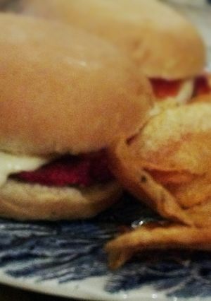 Una foto de Hamburguesas de remolacha y mijo