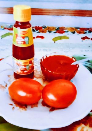 A picture of Homemade healthy tasty red red tomato sauce.