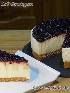 Una foto de Cheesecake fácil, rápida y sin horno