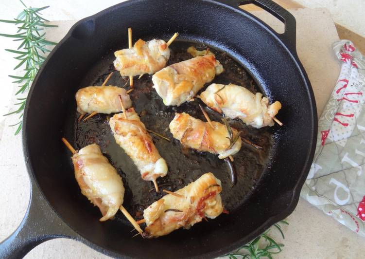 Ricetta Involtini Di Pollo Con Prosciutto Cotto Provola Affumicata Avvolti Nel Lardo Di Colonnata Di Cucinare In Relax Cookpad