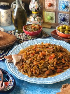 صورة لوصفة فاصوليا بزيت