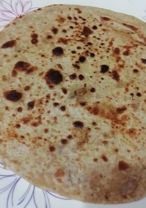 A picture of Sattu ka paratha.