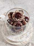 Thumbprint Cookies Cokelat Almond