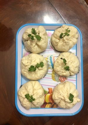 Hình của món Bánh bao nhân thịt.