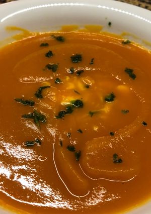 Una foto de Sopa de calabaza 🎃