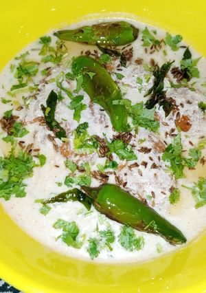 A picture of Fried Gram Flour Phulki.
