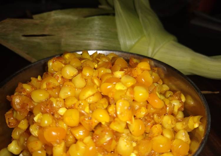 Recipe of Speedy Spicy Sweet corn