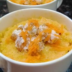 A picture of Carrot cinnamon mug cake.