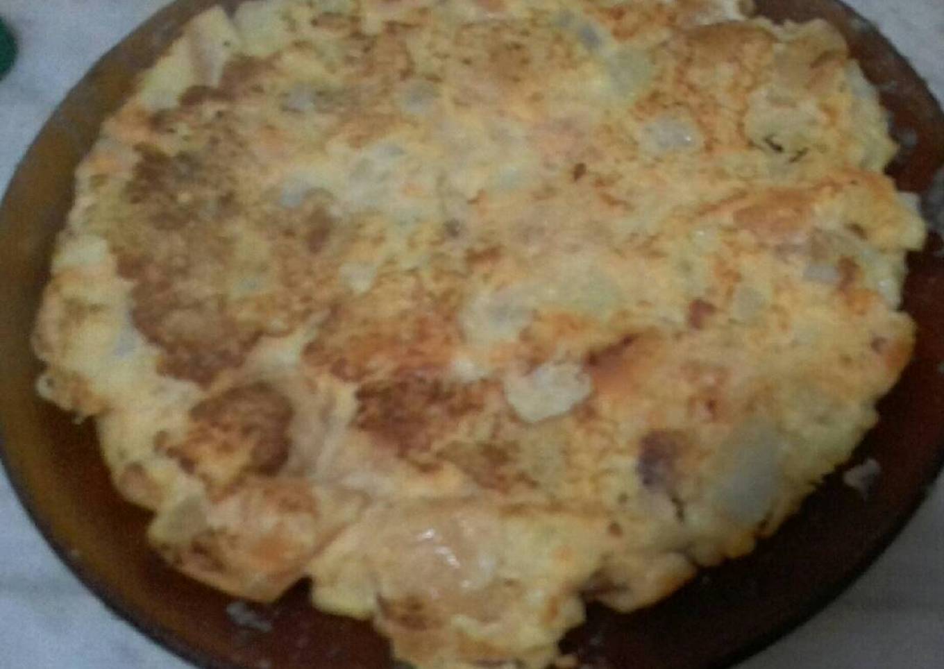 Tortilla de papa y calabaza